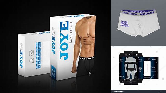 5664+ Underwear Box Mockup Hight Resolution