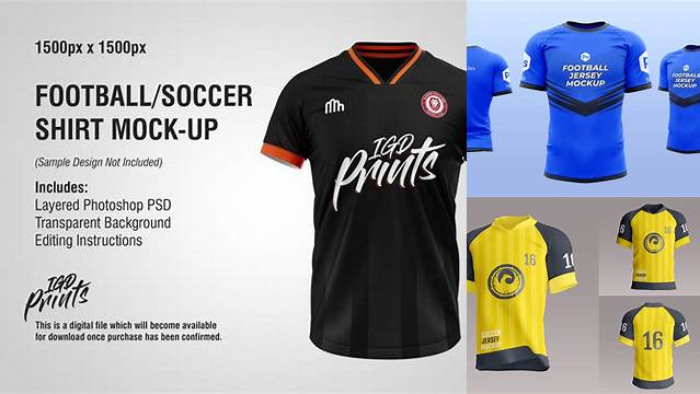 5676+ Camiseta Futbol Mockup Download Free