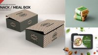 5679+ Food Box Mockup Free Download Free PSD