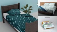 5693+ Bedsheet Mockup High-Quality PSD Files