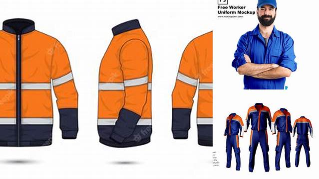 5695+ Worker Uniform Mockup Free Exclusive Free PSD