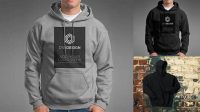 5698+ Gildan Hoodie Mockup Professional PSD Mockup