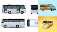 5703+ Microbus Mockup Download Free