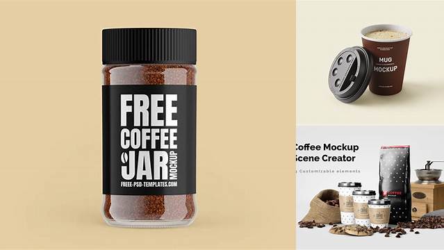 5706+ Instant Coffee Mockup PSD Download