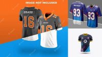 5710+ Football Jersey Mockup Psd Best for Showcase