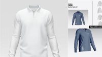 5717+ Polo Long Sleeve Mockup Hight Resolution