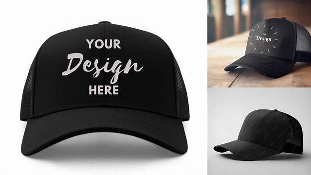 5726+ Black Hat Mockup Digital Download