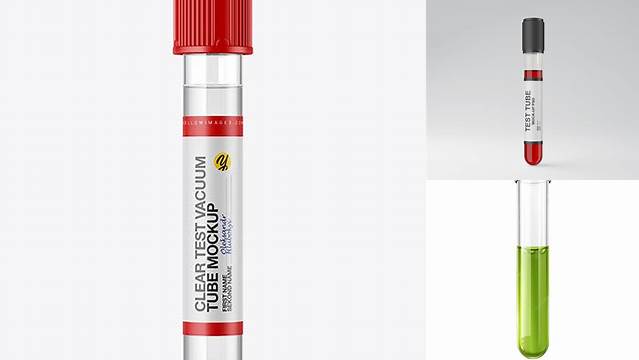 5726+ Test Tube Mockup High-Quality Editable PSD