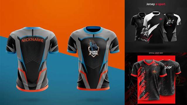 5730+ Esports Jersey Mockup Free PSD Free Download