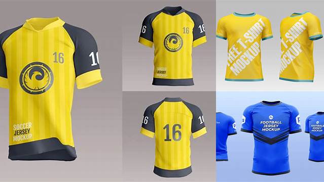 5740+ Mockup Jersey Psd Download Free