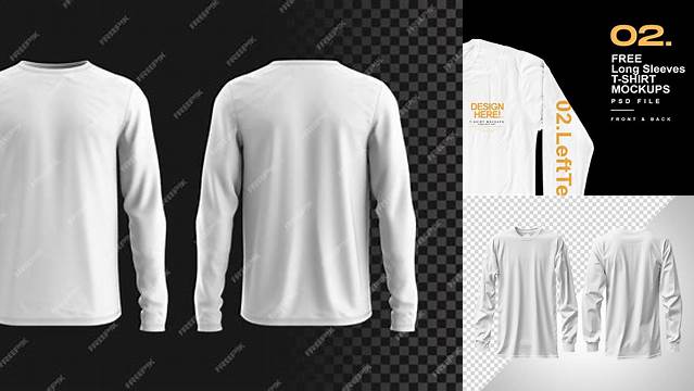 575+ Long Sleeve Mockup Psd Free Smart PNG Image