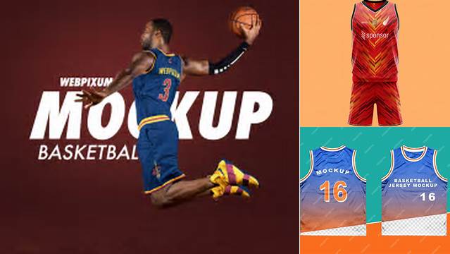 5752+ Mockup Basketball Free PSD File Download