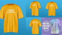 5752+ Oversize Tshirt Mockup PSD for Free