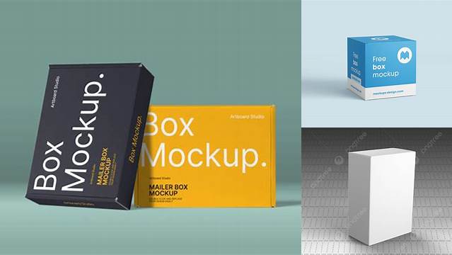 5754+ Box Mockup Png Best for Showcase