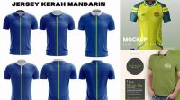 5755+ Mockup Kaos Kerah PSD Download