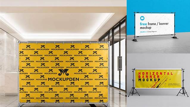 5767+ Step And Repeat Banner Mockup Psd Free Smart PNG Image