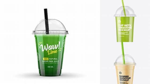 5771+ Smoothie Cup Mockup For Free Download