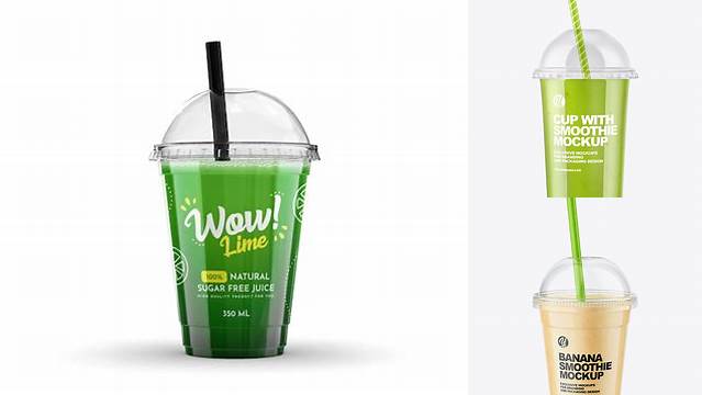 5771+ Smoothie Cup Mockup For Free Download