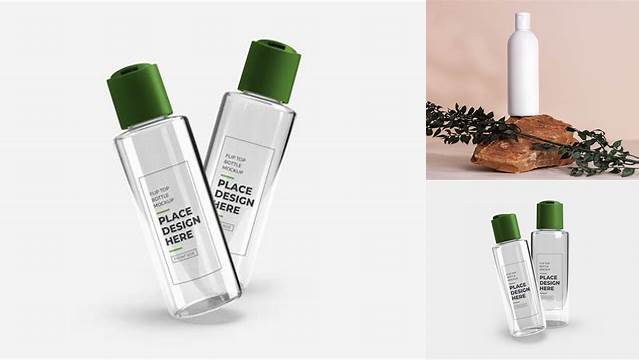 5772+ Flip Top Bottle Mockup Free PSD