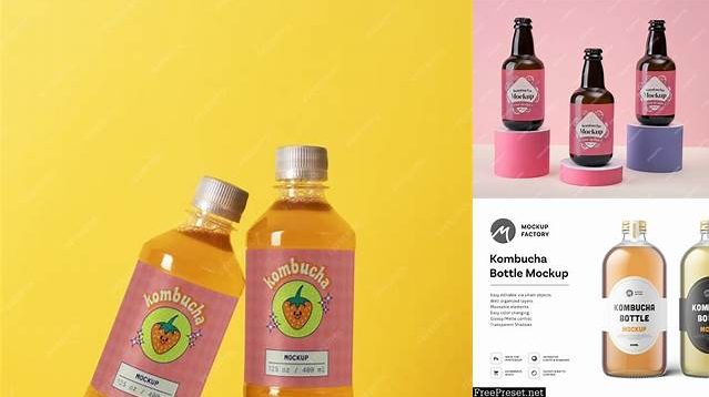 5775+ Kombucha Mockup Download Free Editable PSD Template