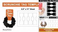 5783+ Free Scrunchie Tag Template Exclusive PSD Design Freebie