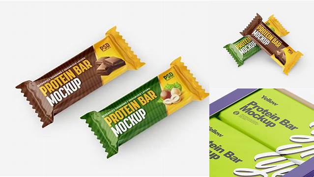 5793+ Protein Bar Box Mockup For Free Download