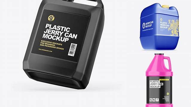 580+ Plastic Jerry Can Mockup Smart PNG Image