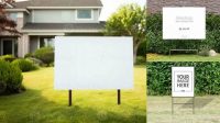 580+ Yard Sign Mockups Digital Download