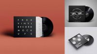 5800+ Vinyl Box Set Mockup High-Quality Editable PSD