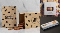 5805+ Cookie Packaging Mockup PSD for Free