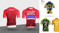 5806+ Mockup Cycling Jersey Free Graphic Mockup PSD