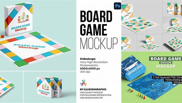 5815+ Mockup Board Game Free Creative Design Resource