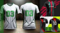 5818+ Template Camisa Futebol Photoshop PSD Free Download