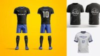 5823+ Football T-shirt Mockup Psd Free Download Free PSD