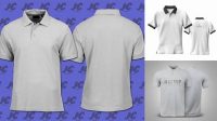 5834+ Mockup Polo Shirt Depan Belakang High-Quality PSD Files