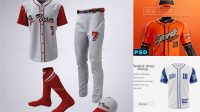 584+ Baseball Uniform Mockup Free Modern Design PSD