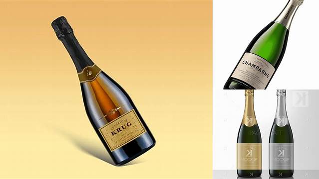 5843+ Champagne Mockup Psd Smart PNG Image