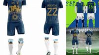 5845+ Camiseta De Futbol Mockup Easy Editable