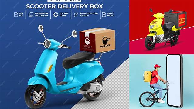 5849+ Delivery Bike Mockup Download Free