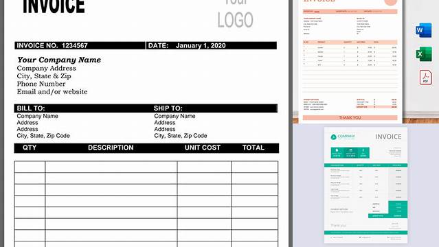 5849+ Invoice Mockup Easy Editable