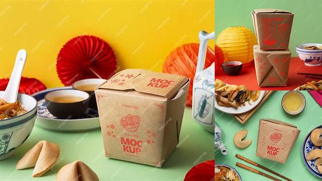 5850+ Chinese Food Packaging Mockup High-Resolution PSD Download