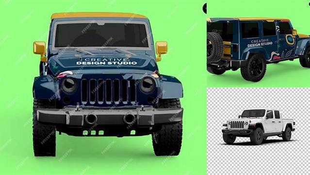 5856+ Jeep Mockup Free PSD