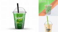 5896+ Smoothie Cup Mockup High Resolution