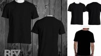 5917+ Mockup Kaos Polos Hitam Depan Belakang Hight Resolution