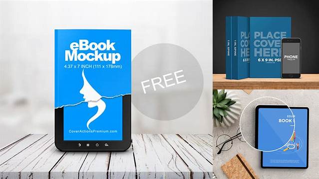 5920+ Ebook Free Mockup Include TIFF