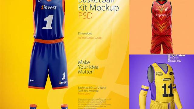 5923+ Basketball Kit Mockup Psd Free Digital Download