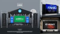 5937+ Concert Stage Mockup PSD Download