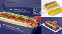 594+ Hot Dog Packaging Mockup Free Graphic Resource