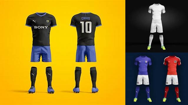 5944+ Football Kit Template Psd Free Layered PSD File