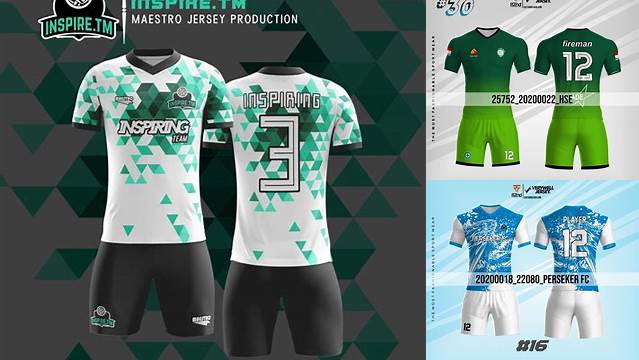 5949+ Template Desain Jersey Futsal Include TIFF